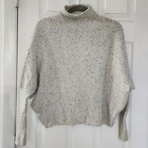 Club Monaco Heathered Gray Turtleneck Sweater